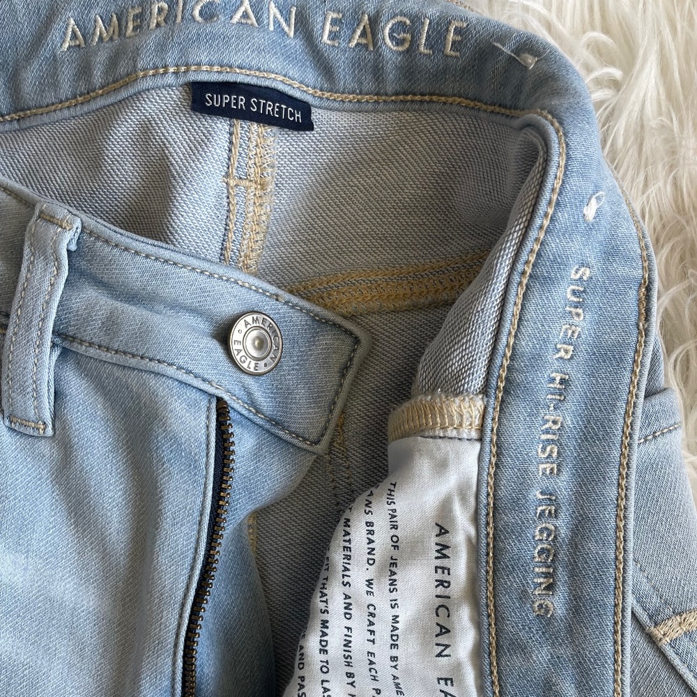SUPER High Rise American Eagle Jeggings - Picture 3 of 6